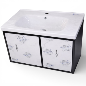 Lavamanos con gabinete de baño