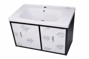 Lavamanos con gabinete de baño