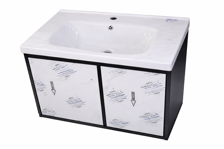 Lavamanos con gabinete de baño