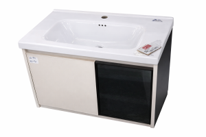 Lavamanos con gabinete de baño