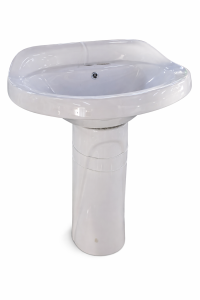 Lavamanos con pedestal de cerámica
