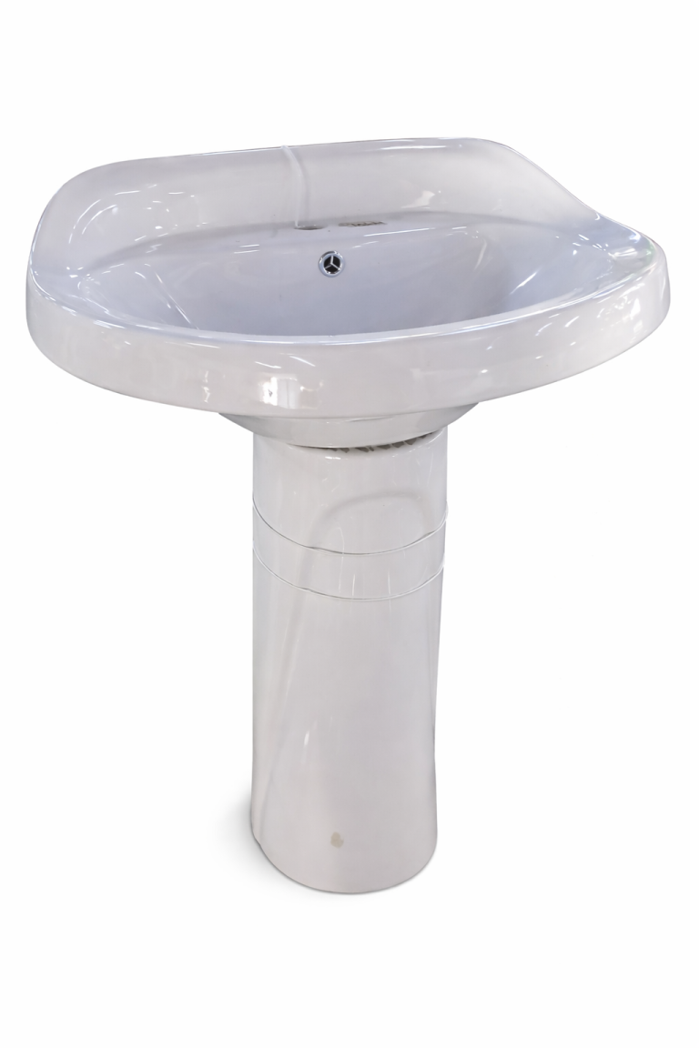 Lavamanos con pedestal de cerámica