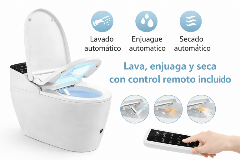 Inodoro Inteligente Automático con Control Remoto
