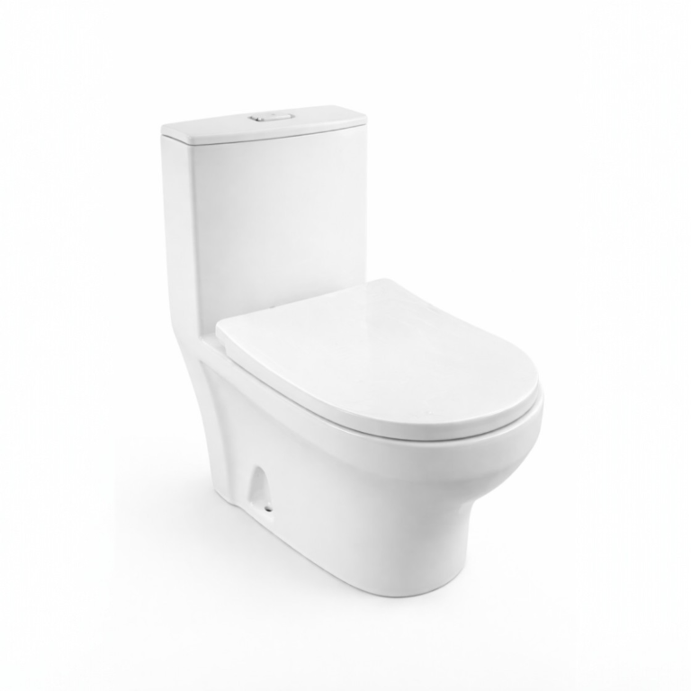 Inodoro Moderno Compacto Blanco