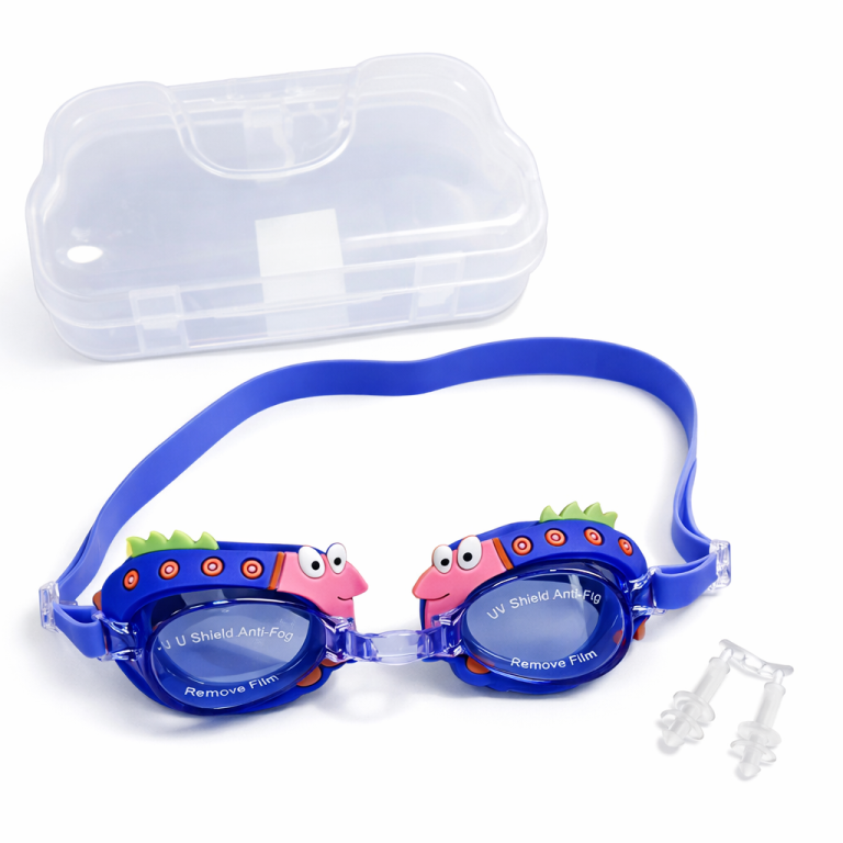Lentes de Natación para Niños con Tapones y Estuche