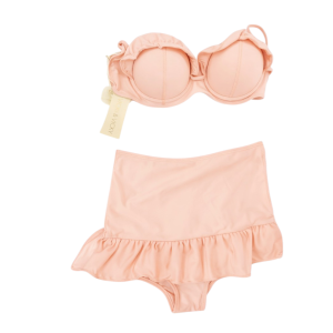 Traje de Baño con Volantes Elegante