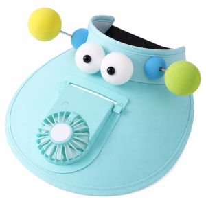 Visera Solar con Ventilador Recargable