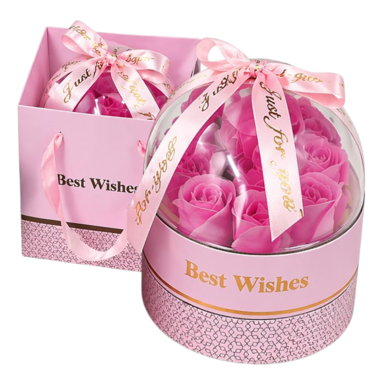 Caja de cúpula de rosas