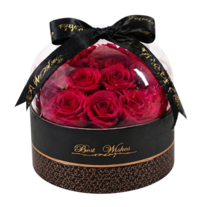 Caja de cúpula de rosas