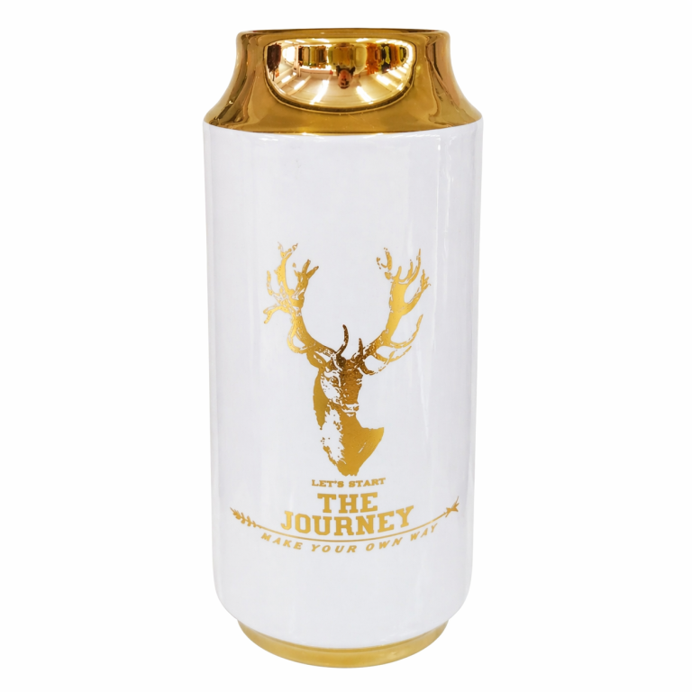 Jarrón Marfil Floral Premium