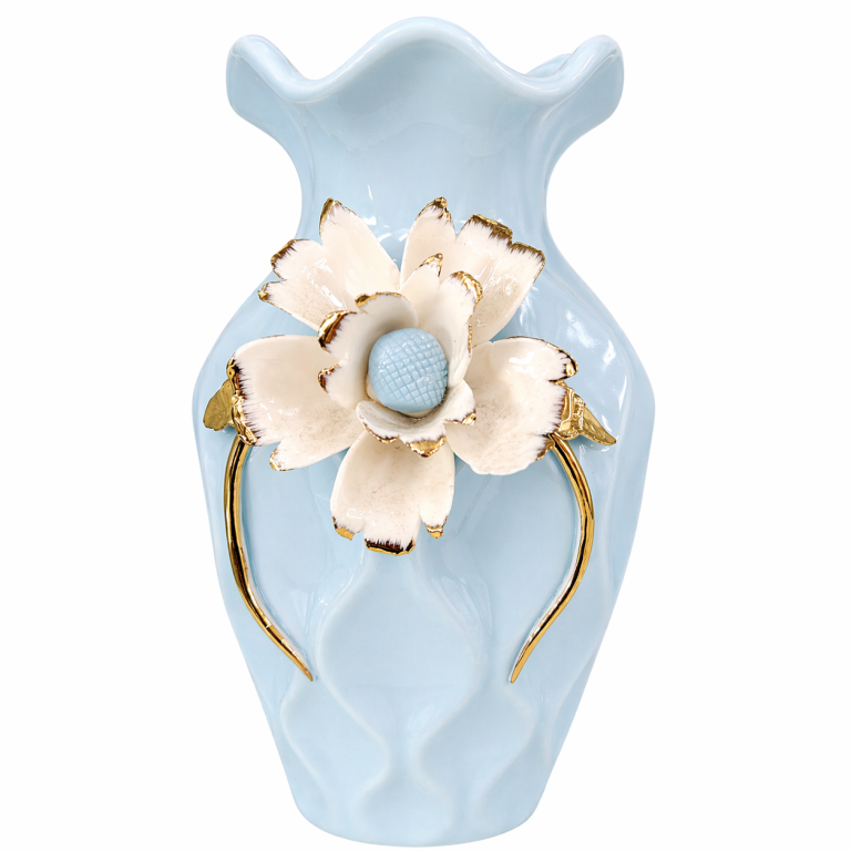 Jarrón Celeste Vintage Elegante