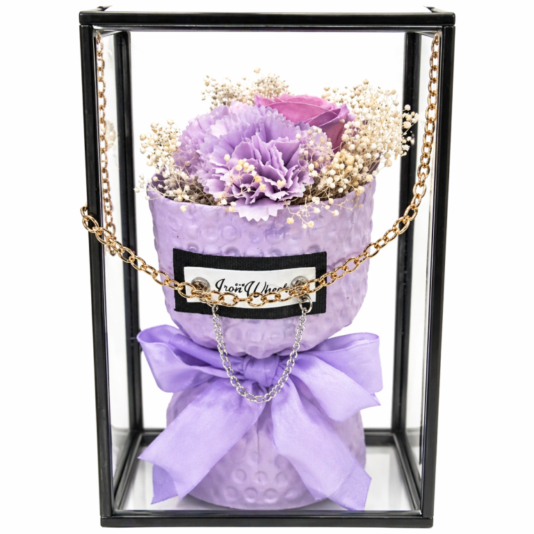 Arreglo Floral en Caja Transparente