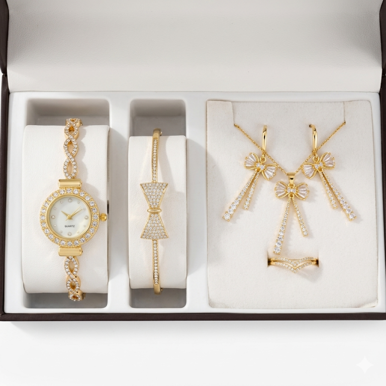 Reloj set de joyería infinity