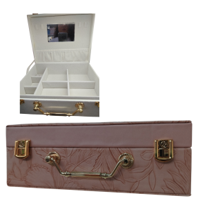 Joyero Elegante Tipo Maletín con Espejo