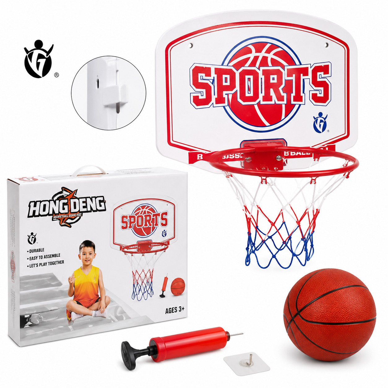 Set de mini aro de baloncesto