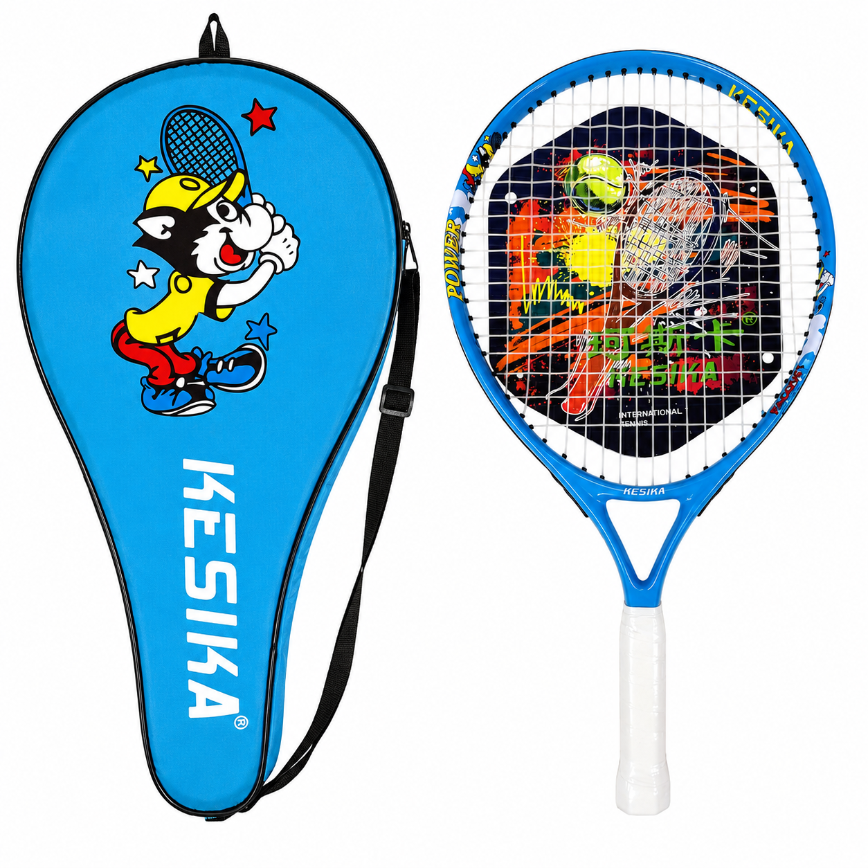 Raqueta de Tenis Infantil Kesika con Funda