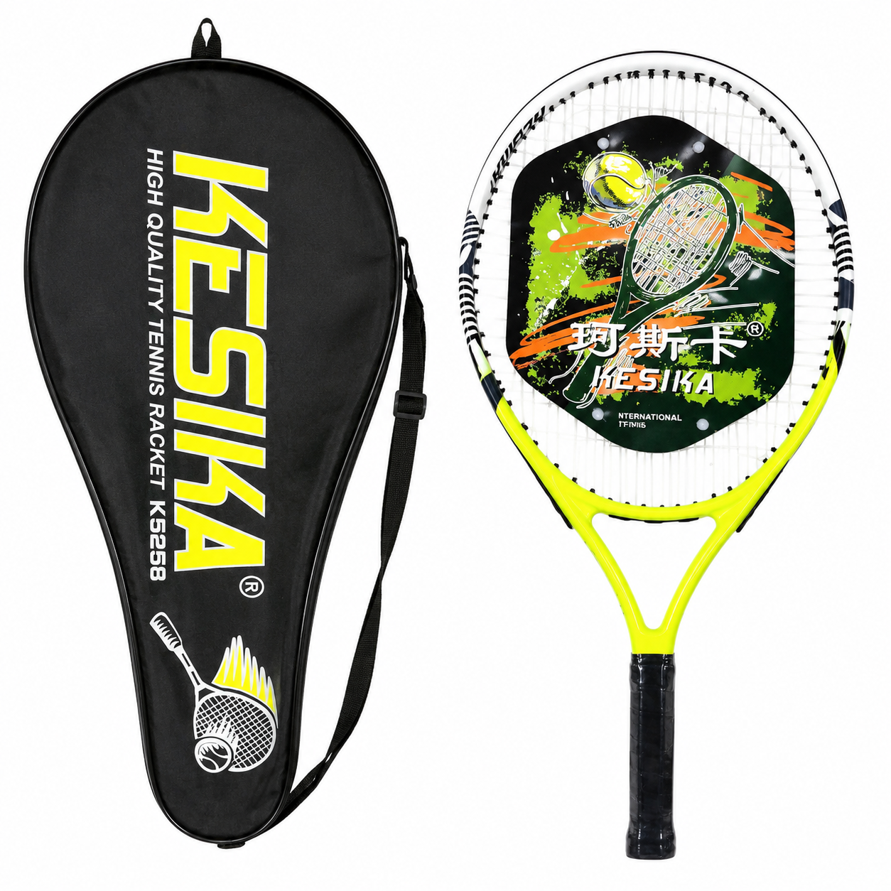 Raqueta de Tenis Kesika con Funda Protectora