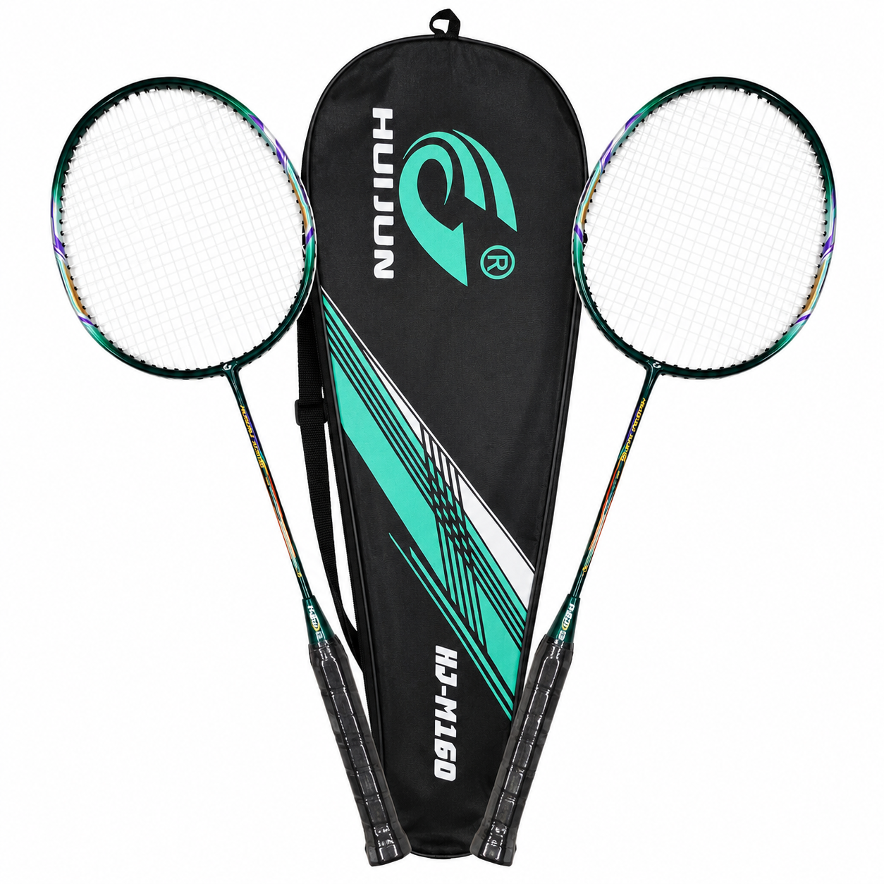 Juego de Raquetas de Bádminton HuiJun HJ-M160 con Funda