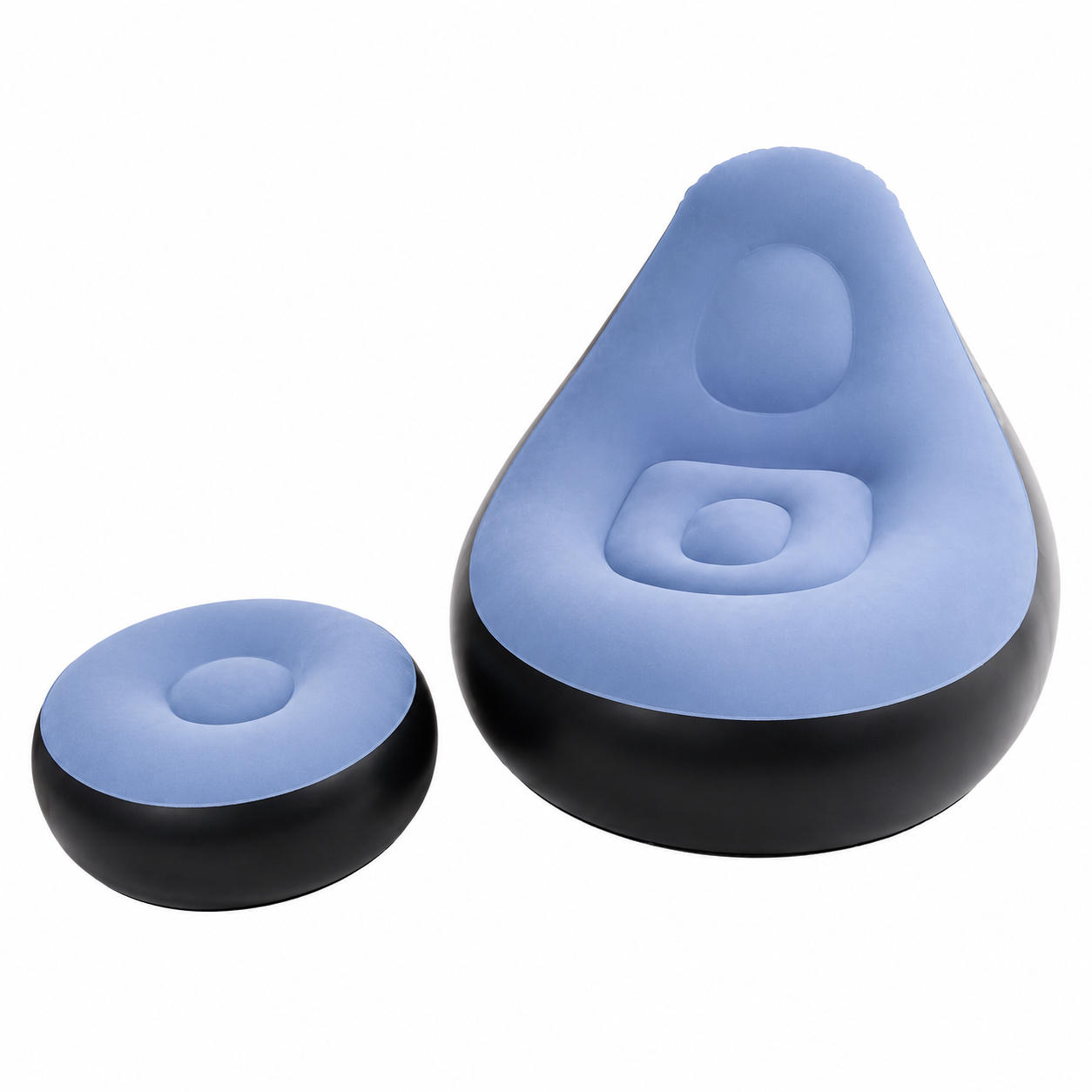 Sillón Inflable Lounge con Puff