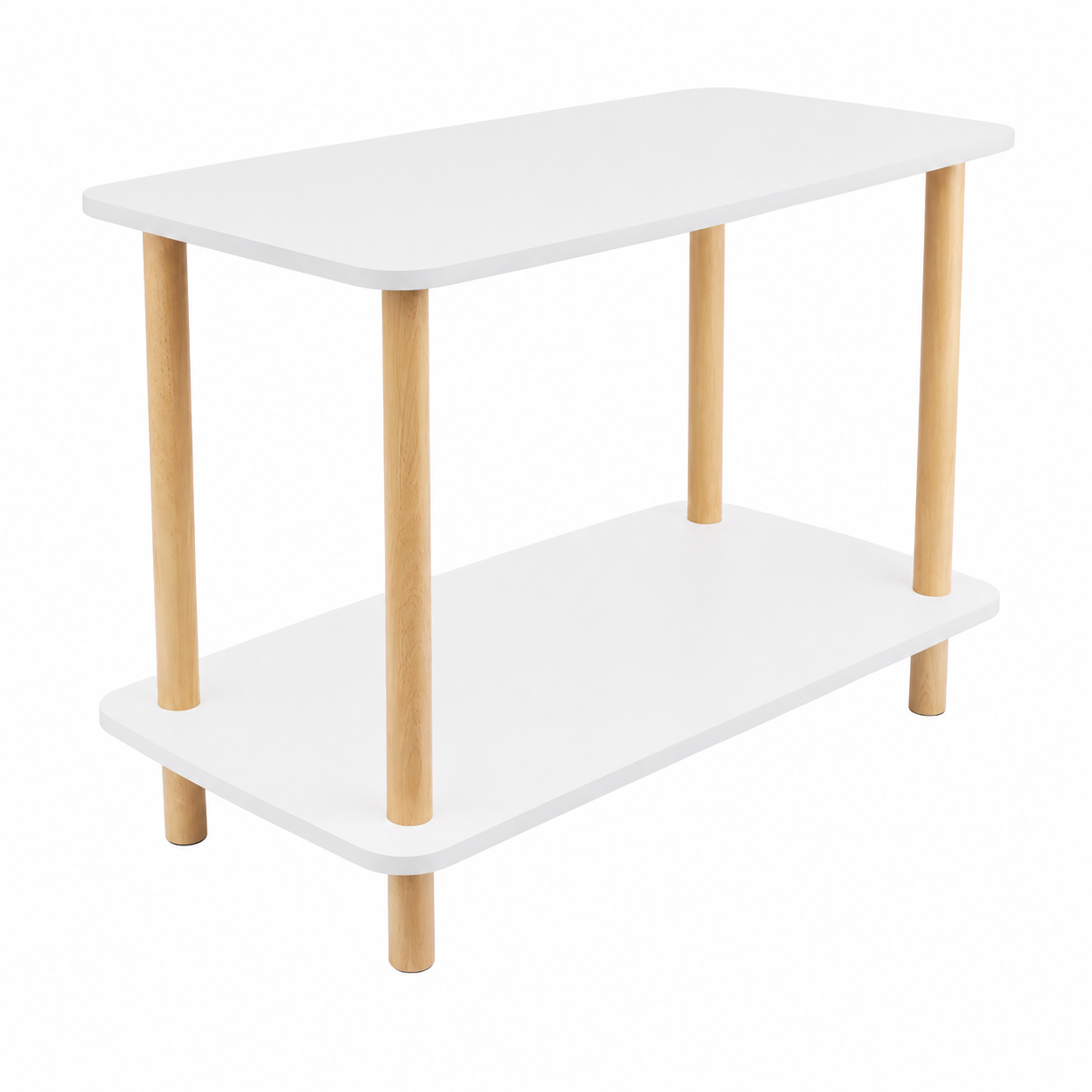 Mesa Baja Auxiliar Doble Nivel Minimal