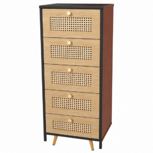 Organizador Premium de 5 Gavetas con Ratán