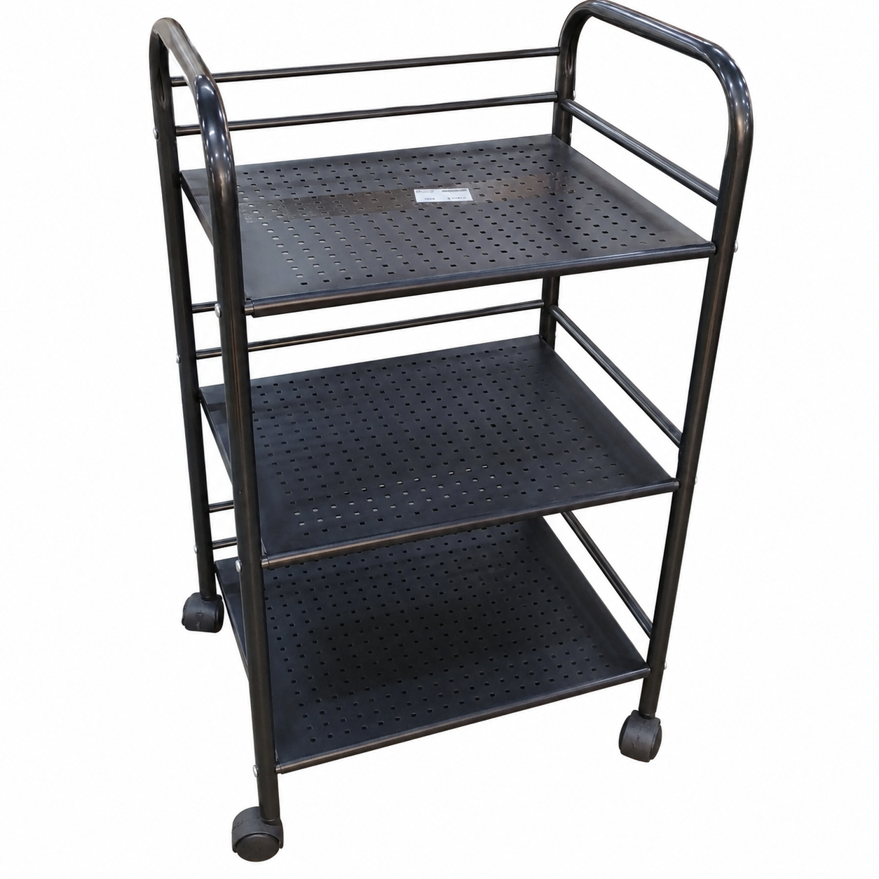 Carrito Organizador Metálico de 3 Niveles con Ruedas