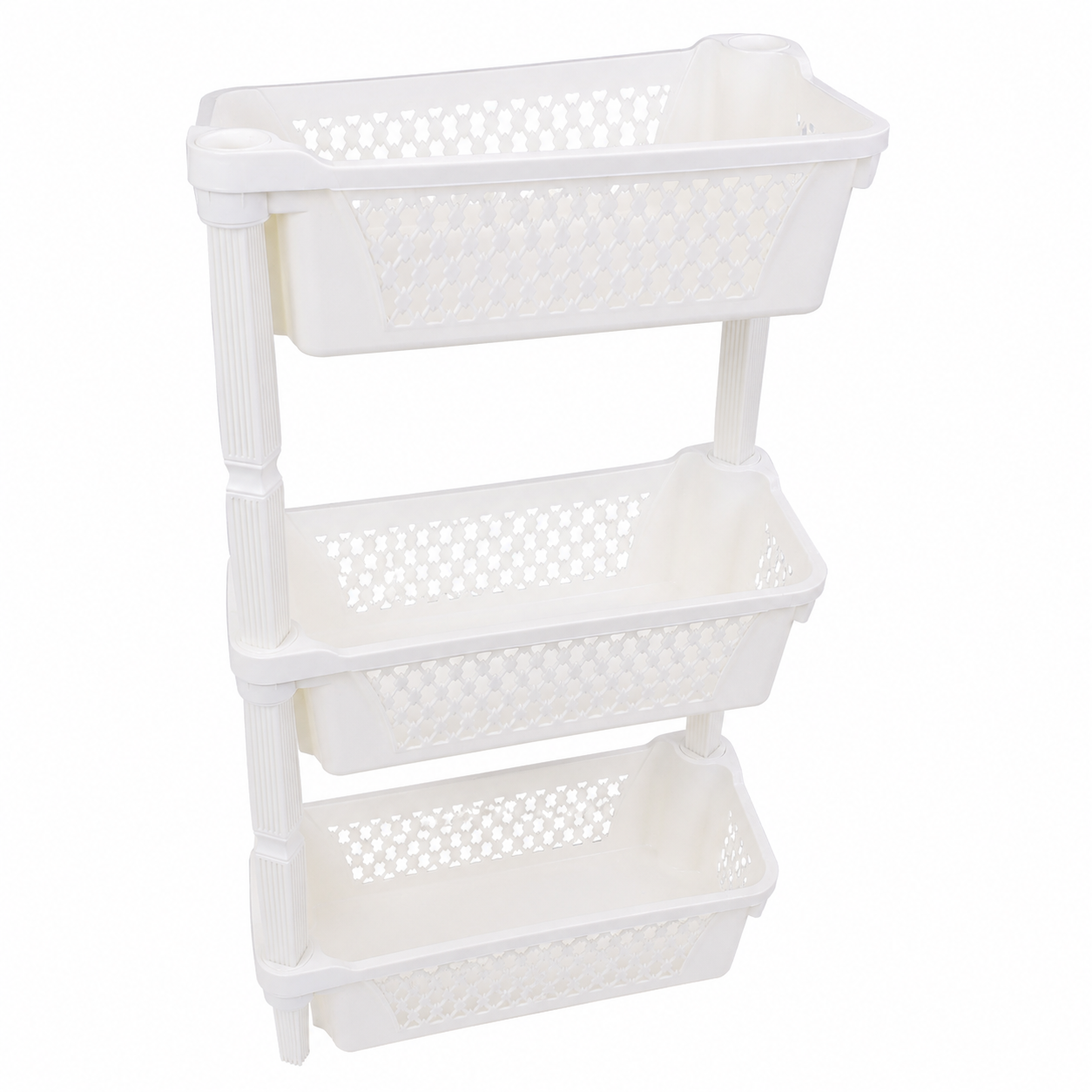 Organizador Plástico de 3 Niveles tipo Canasta