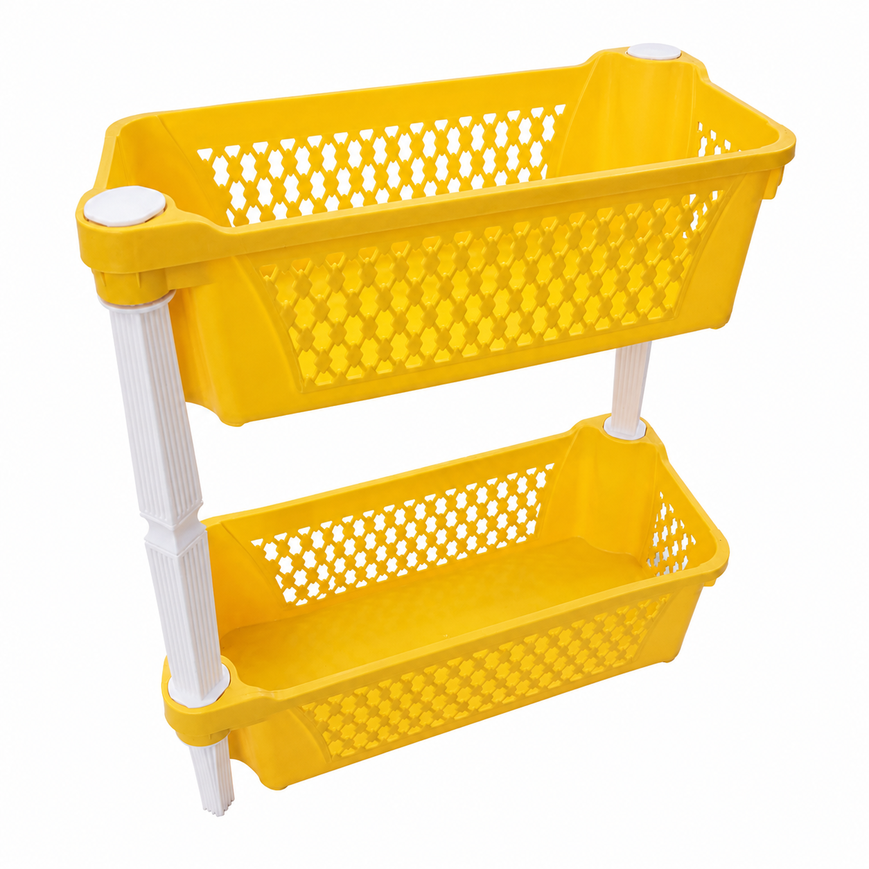 Organizador Plástico de 2 Niveles tipo Canasta