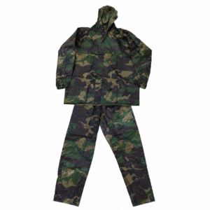 Capote Impermeable Camuflado de Dos Piezas