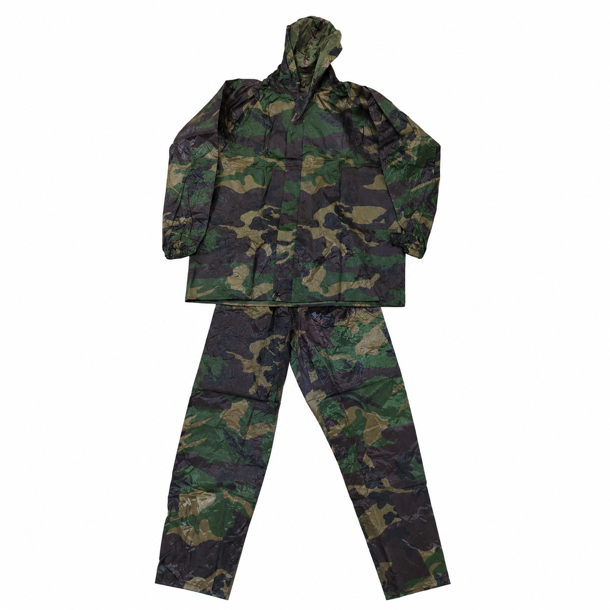 Capote Impermeable Camuflado de Dos Piezas