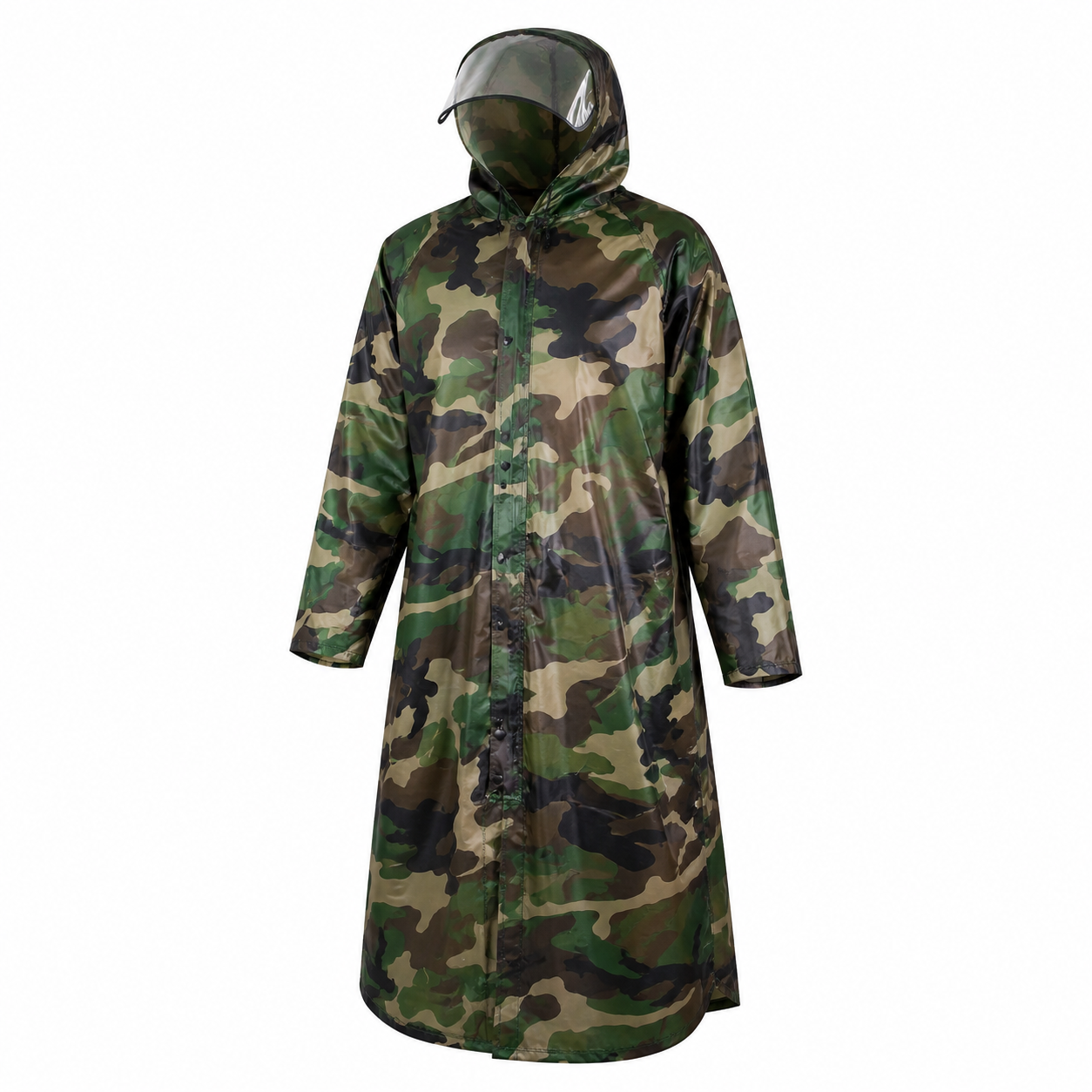 Capote impermeable tipo camuflaje Talla única