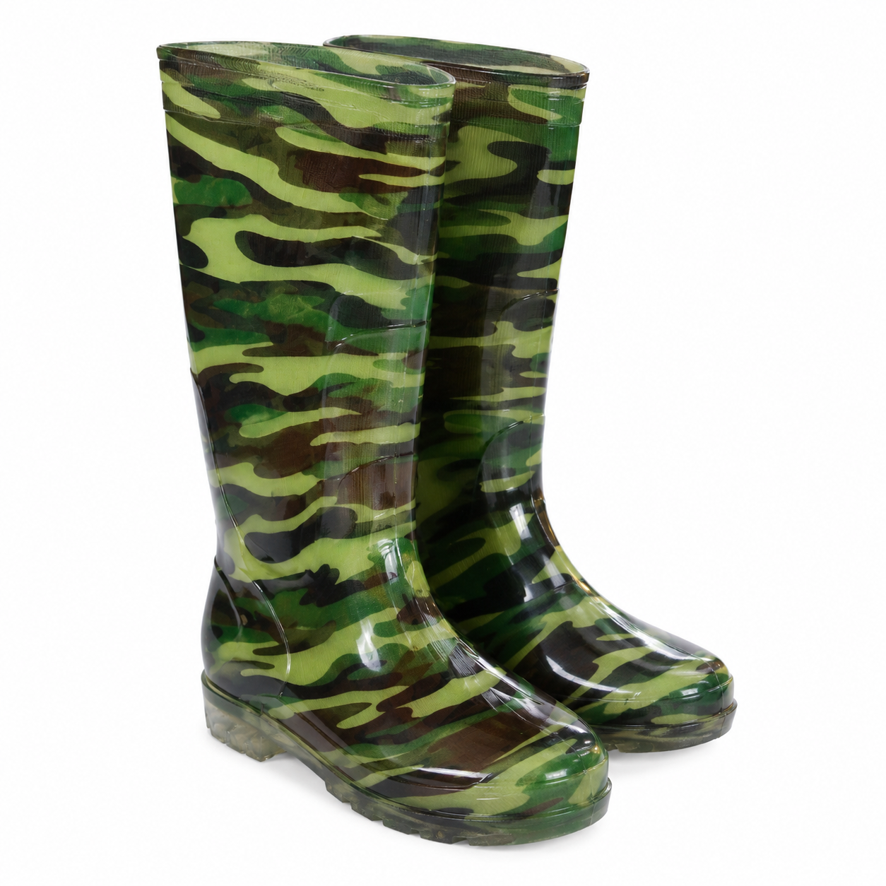 Botas Impermeables de Lluvia Camufladas