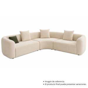 Sofá Modular Curvo Premium (3 piezas)