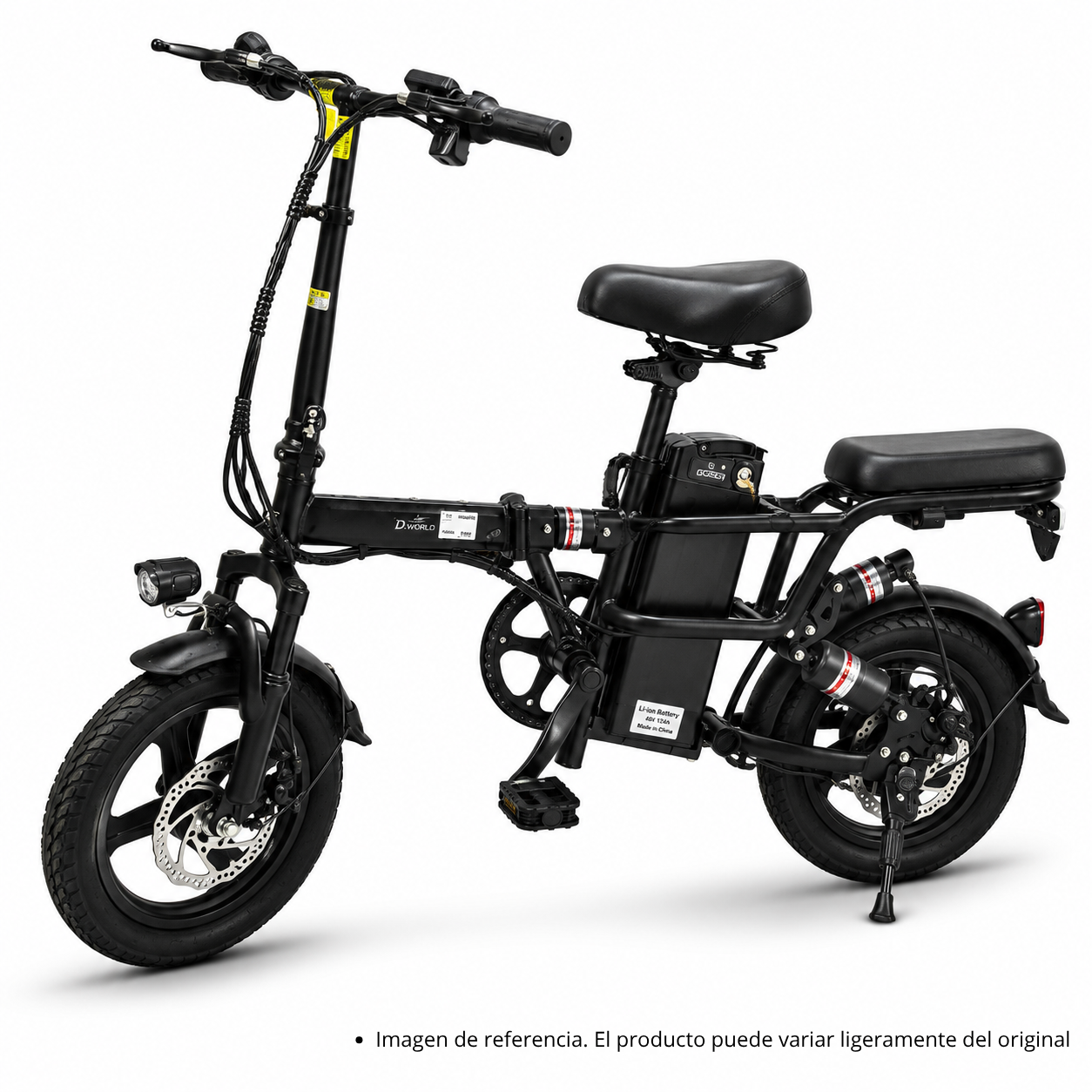 Bicicleta Eléctrica con Asiento Trasero