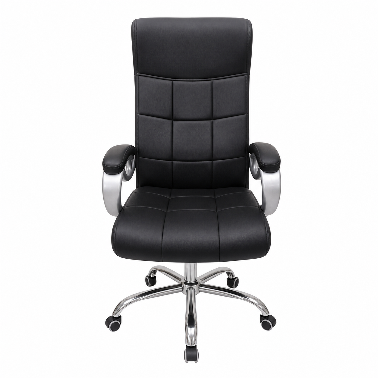 Silla Ejecutiva Ergonómica Premium con Base de Madera