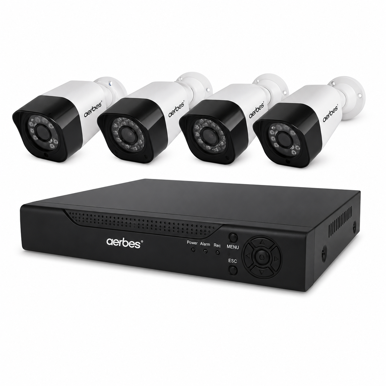 Kit DVR Aerbes con 4 Cámaras