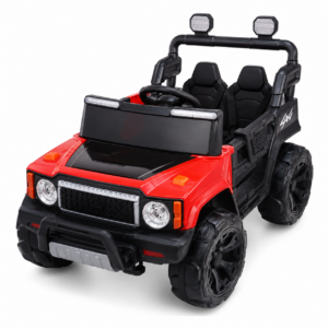 Carro Jeep Eléctrico Infantil 4x4 con Control Remoto – Rojo