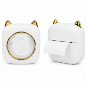 Mini Impresora Térmica Portátil Bluetooth – Diseño de Gato