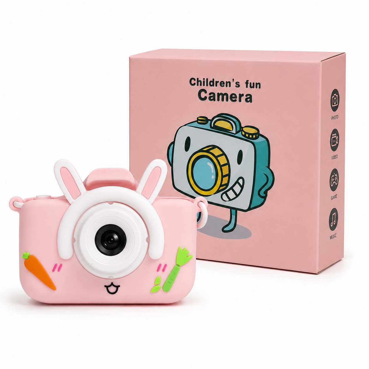 Cámara Digital Infantil con Diseño de Conejito