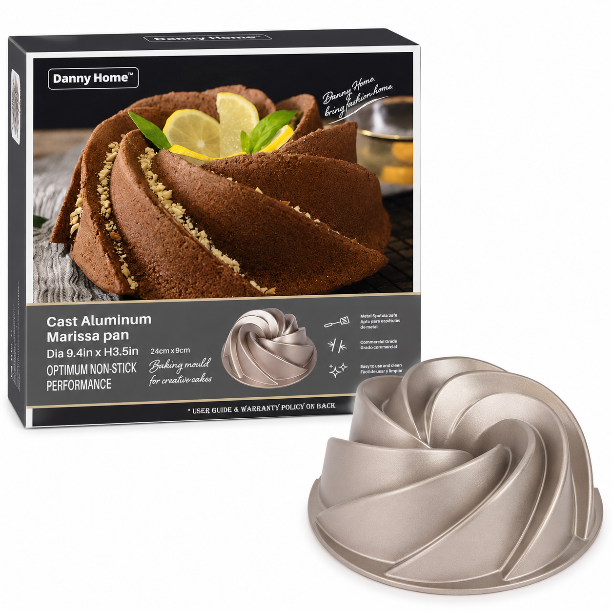Molde de Aluminio Fundido Marissa Danny Home – Repostería