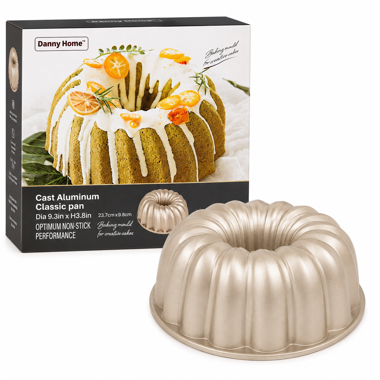 Molde de Aluminio Fundido Classic Danny Home – Repostería
