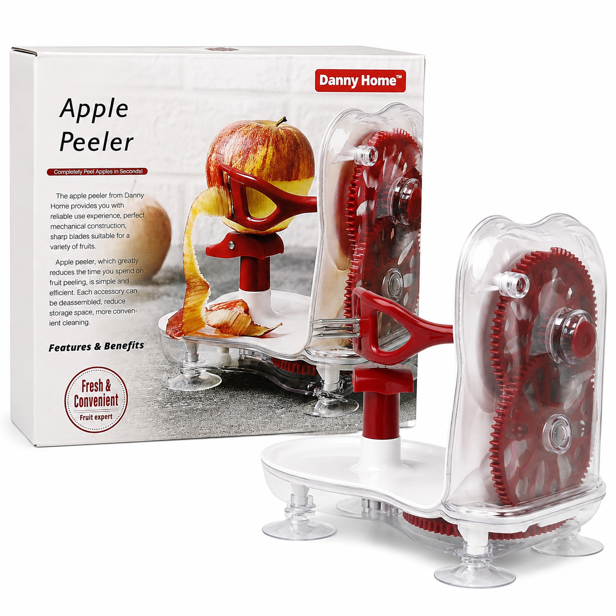 Pelador de Manzanas Mecánico Danny Home