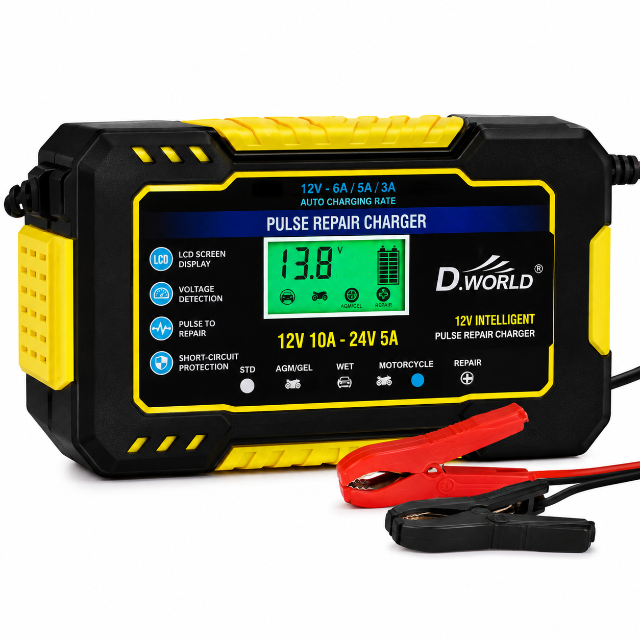 Cargador de Batería Inteligente D.World 12V – Ferretería y Herramientas
