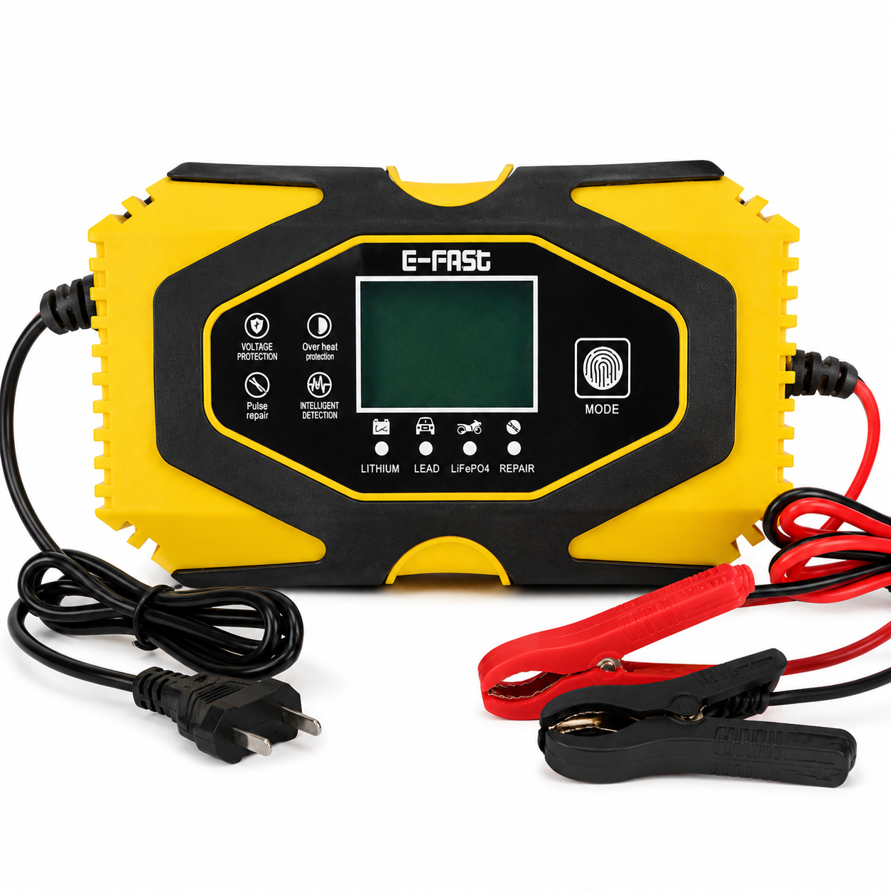 Cargador de Batería Automático E-FAST 6AMP/3AMP – Ferretería y Herramientas