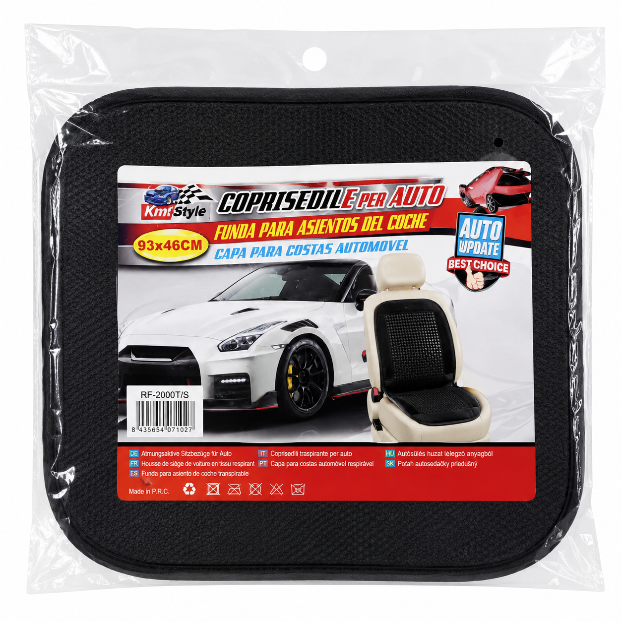 Funda para Asientos de Carro (Cubierta Espaldar) 93x46cm – Cubreasientos