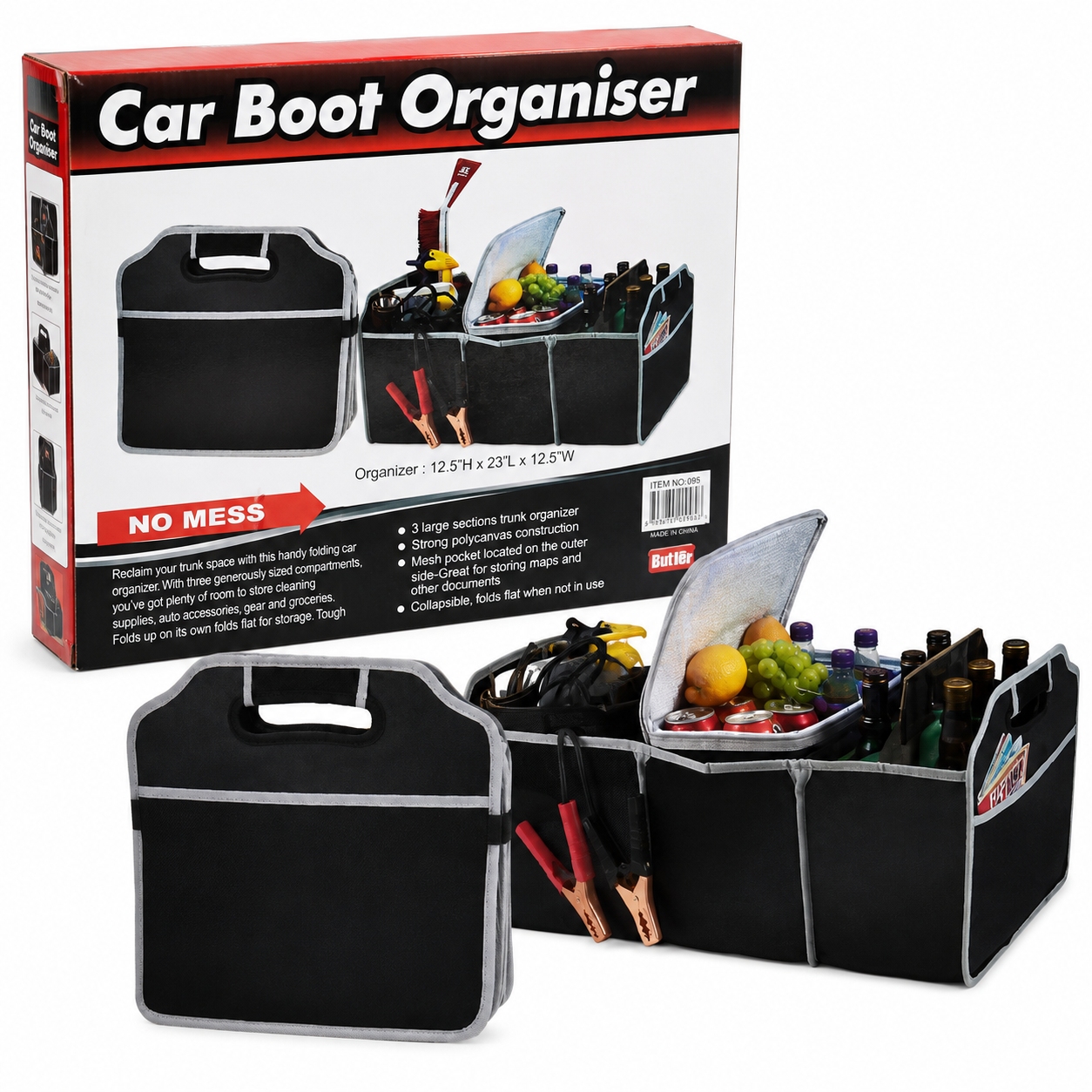 Organizador Plegable para Baúl de Carro – Organizador de Maletero / Cajuela