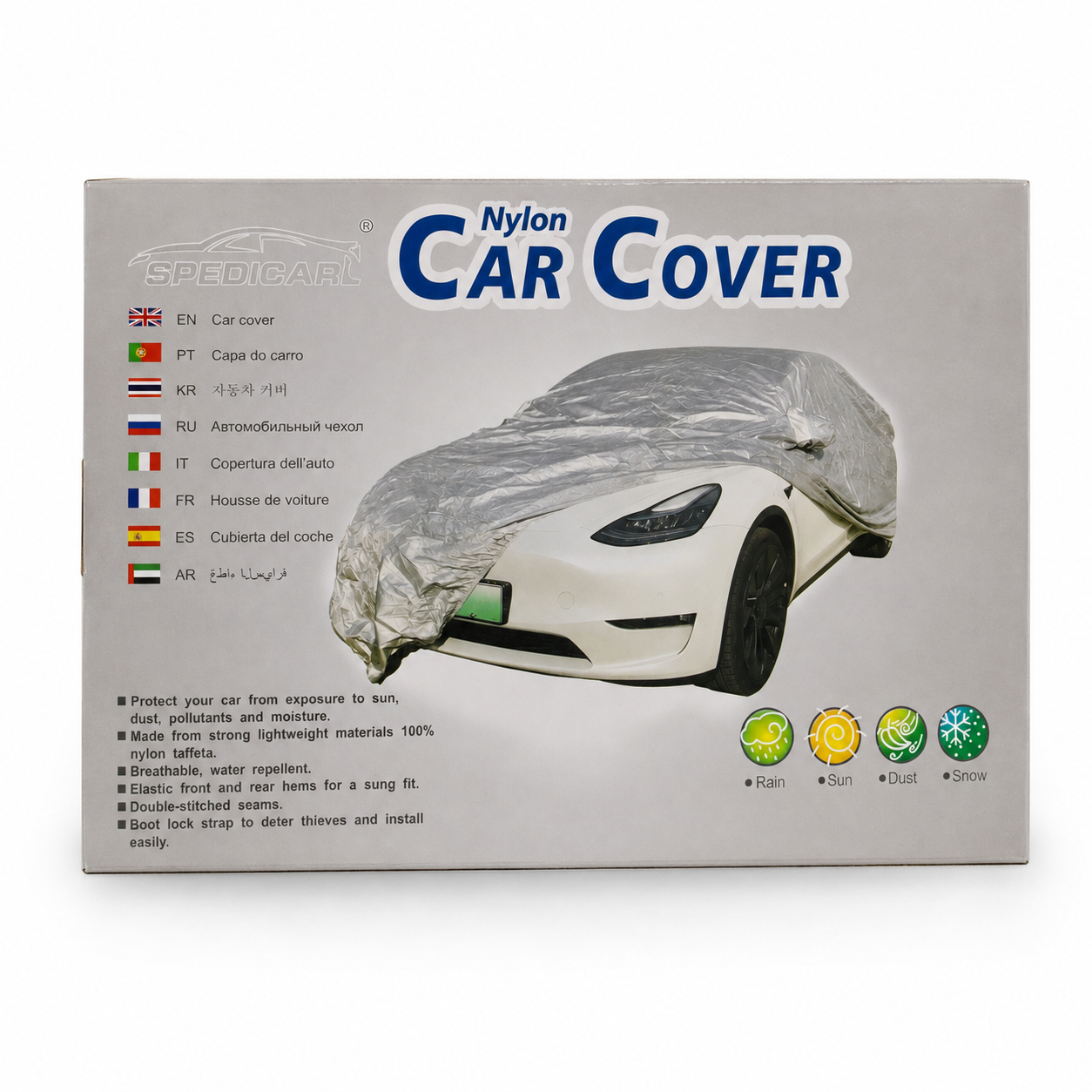 Cobertor para automóvil de nailon talla XL