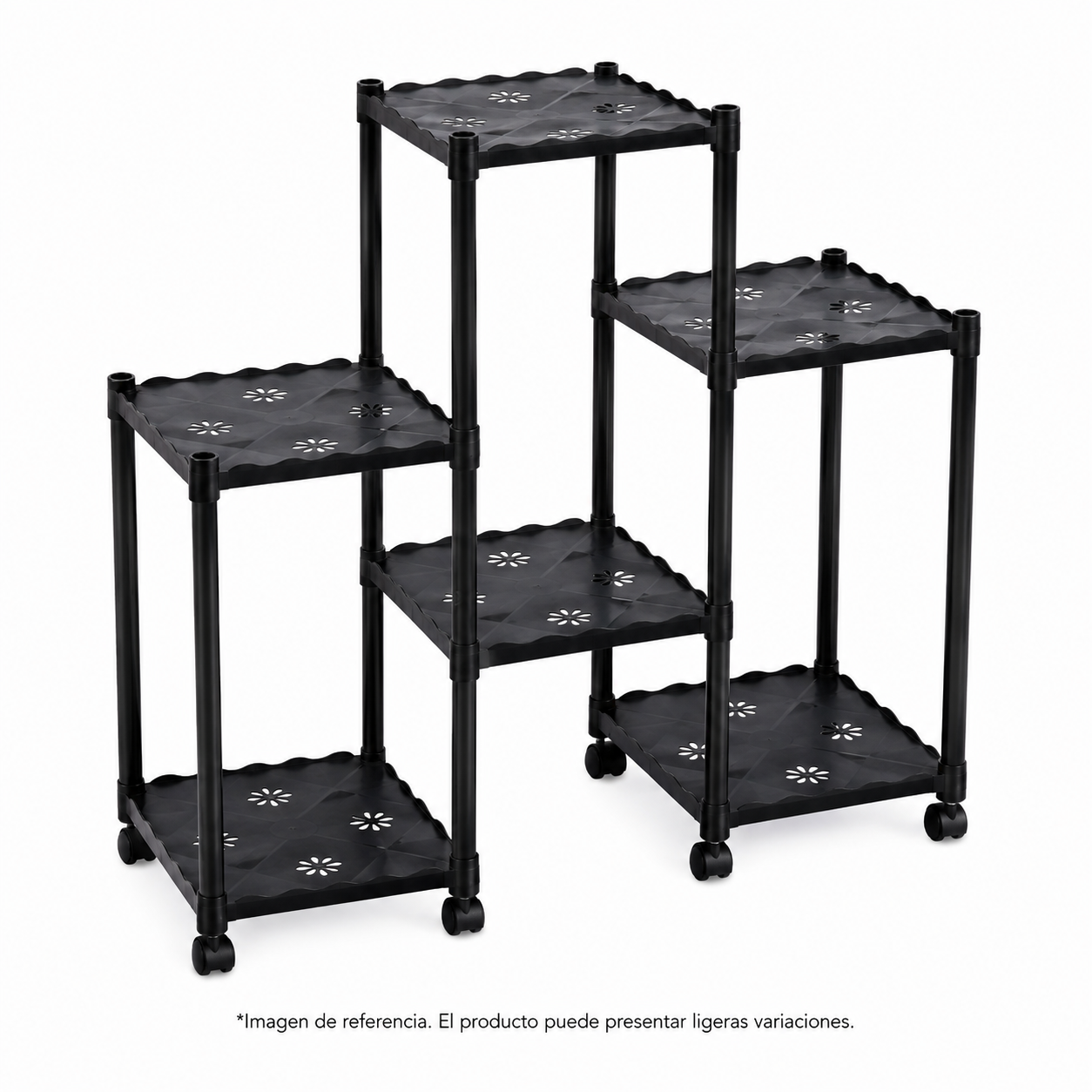 Estante organizador para plantas de 6 niveles