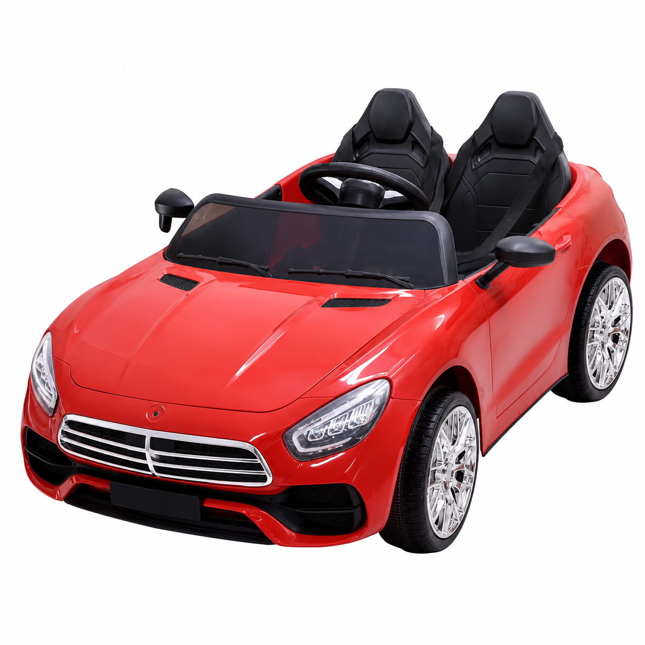 Carro Eléctrico Infantil con Control Remoto – Rojo