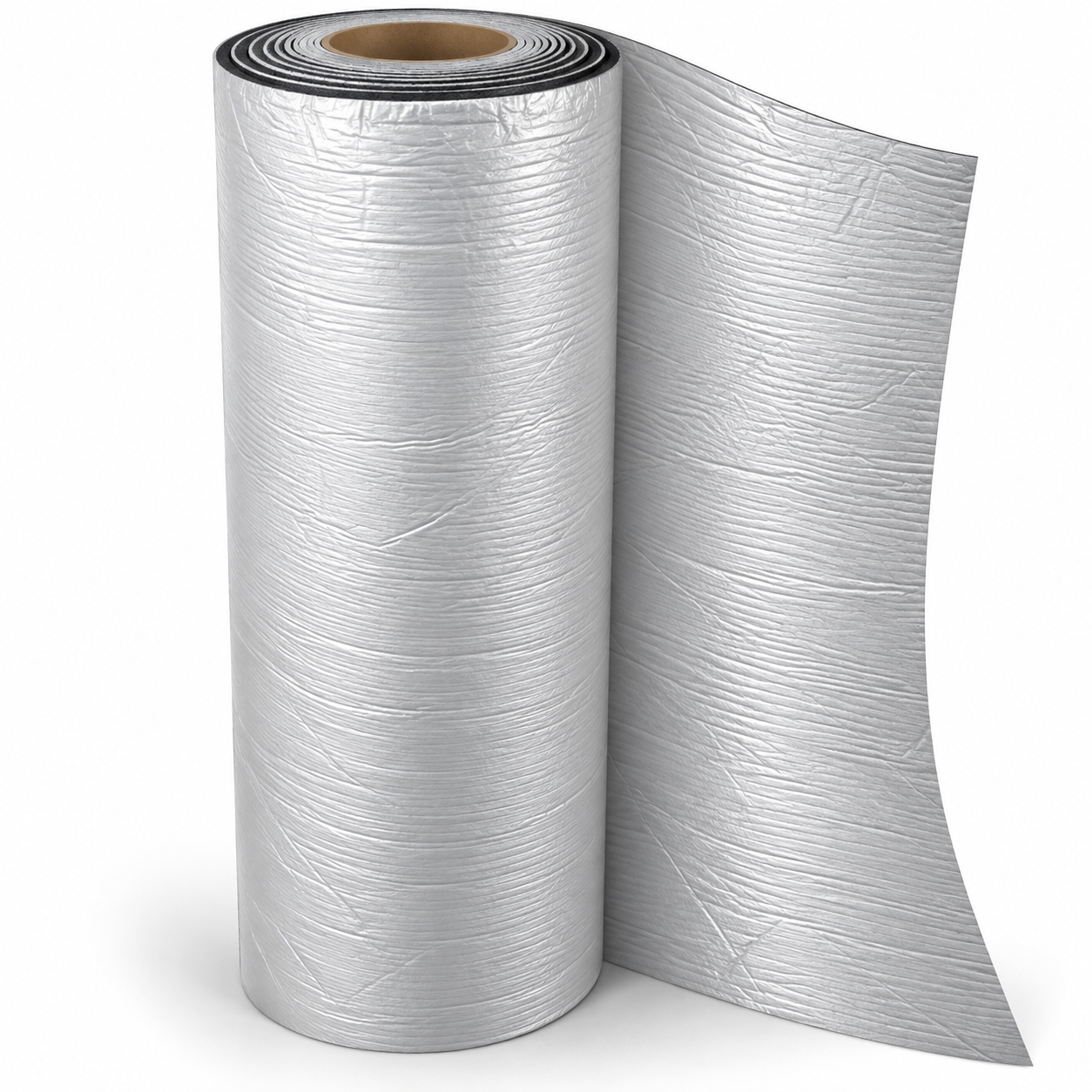 Aislante Térmico Reflectivo de Espuma con Papel Aluminio (1 cara) – 1m x 10m x 1.5cm